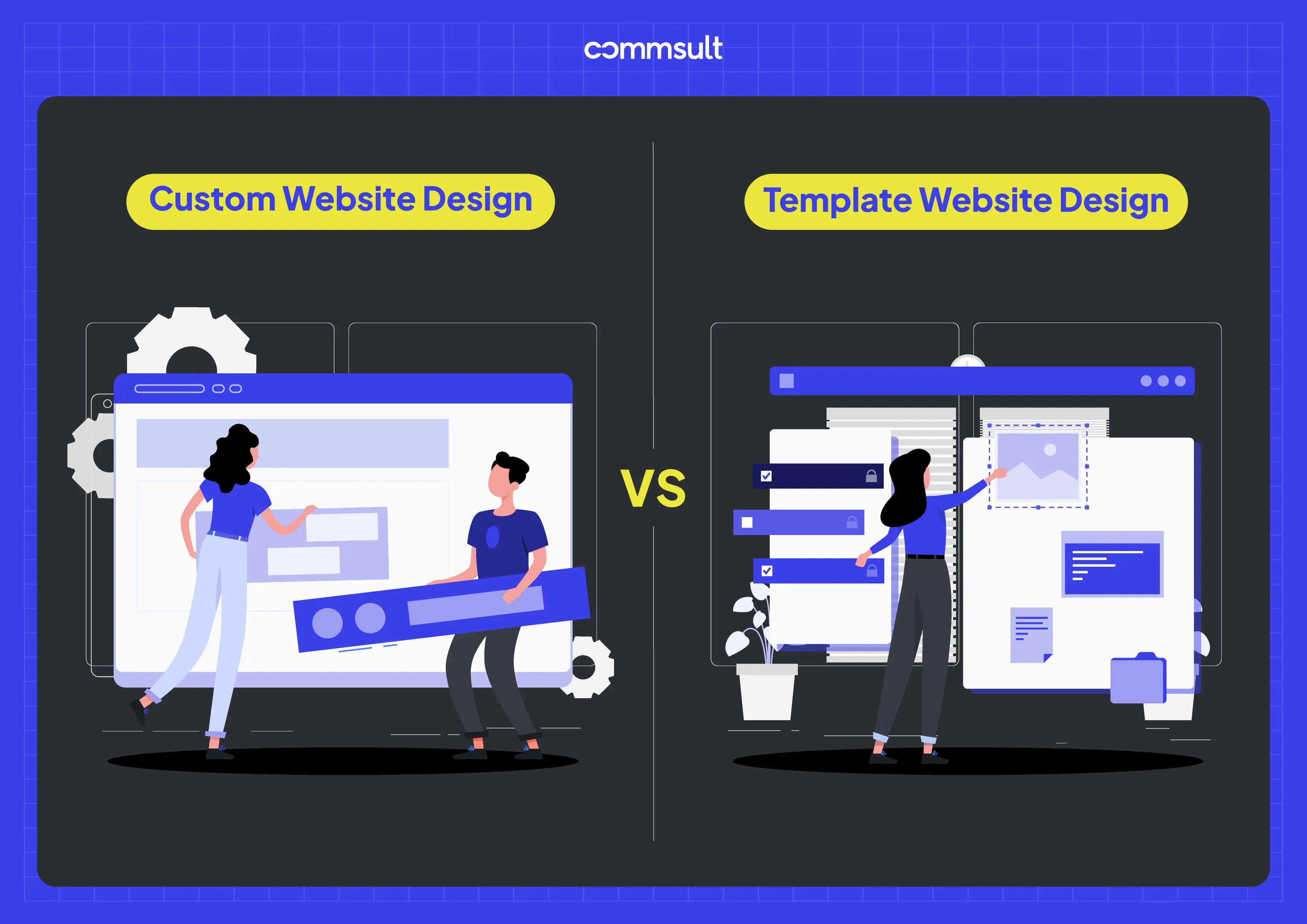 commsult blog - Choosing the Right Solution for Your Business: E-Commerce Template vs. Custom E-Commerce